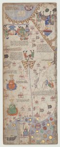 Katalansk atlas, blad 11, 1375