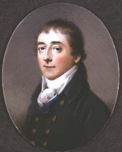 Miniatyr av en okänd man av Abraham Daniel