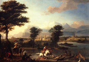 Stag Hunt, c.1675