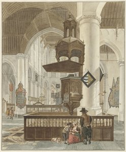 Grote Kerk i Haag av Abraham Delfos