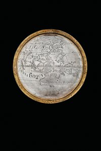 Två exceptionella jordklot och himmelska jordklot, med stöd av Hercules och Atlas, Augsburg, 1697-99