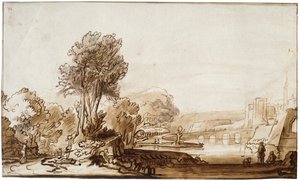 En dörr till slottet, 1600-talet.