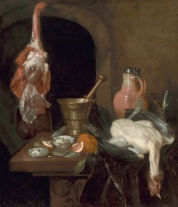 Förberedelser för en måltid, 1664