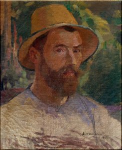 Självporträtt Abraham Hermanjat