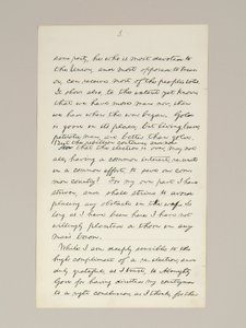 Autografmanuskript av Lincolns valsegertal som president, levererat i Washington D.C., från Vita husets fönster på kvällen den 10 november