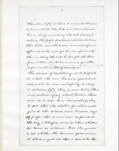 Autografmanuskript av Lincolns sista tal som president, levererat i Washinton, D.C., från Vita husets fönster på kvällen den 11 april