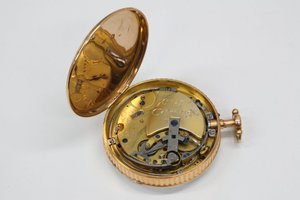 Baksidan av Perpetuelle-klockan, 1783 (guldfodral)