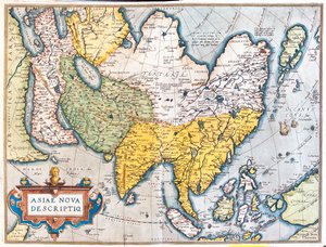 Asien av Abraham Ortelius