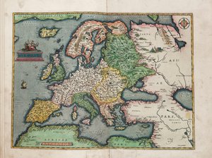 Europa av Abraham Ortelius