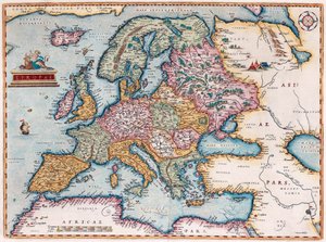 European From: The Theatre of the World, 1579 av Abraham Ortelius