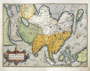 Karta över Asien, från Världens Teater av Abraham Ortelius av Abraham Ortelius
