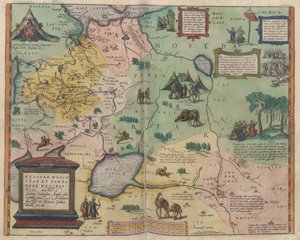 Karta över Ryssland Från: Världskarta av Abraham Ortelius