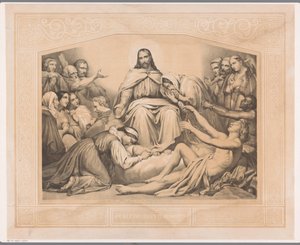 Kristus tröstare För att trösta alla som sörjer (titel på föremål) av Abraham Pieter Felix