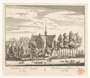 Utsikt över Amstelveen av Abraham Rademaker