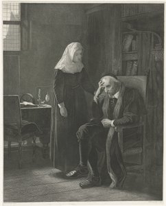 Utsikt över Cleves Cleef 1650 (titel på objekt) av Abraham Rademaker