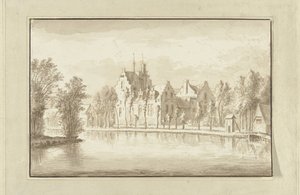 Huset Kostverloren vid Amstel av Abraham Rademaker