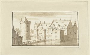 Kronenburg-huset vid Vecht av Abraham Rademaker