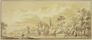 Nijenrode slott vid Vecht av Abraham Rademaker