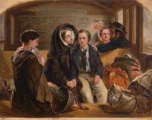 Andra klassen - Avskedet. Så skiljer vi oss rika i sorg, skiljer oss fattiga., 1855.