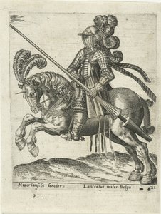 Holländsk bärraket av Abraham de Bruyn (attributed to)