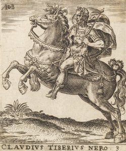 Claudius Tiberius Nero från Twelve Caesars on Horseback, ca. 1565-1587., ca. 1565-1587.