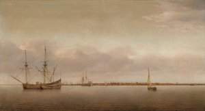 Utsikt över Hoorn, ca. 1650.