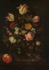 Stilleben med blommor