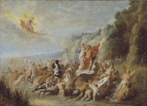 Neptunus och Amfitrites triumf av Abraham van Diepenbeeck