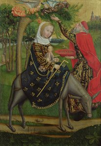 Flygningen till Egypten, från kupolaltaret, 1499 (tempera på panelen)