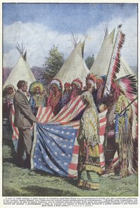 Alla indianstammar har fått USA:s flagga