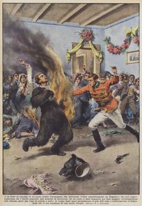 På en kostymbal i en stad nära Köpenhamn