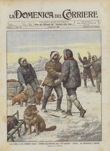 På jakt efter en polarexpedition, mötet av besättningen på fartyget Argentina Uruguay med?