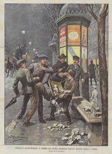 Nöd och smärta ignoreras, dramat om den lilla italienska statyettmakaren Aristide Borelli, i Paris