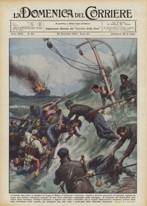 Såg ett fartyg i brand utanför Nices kust, var ångfartyget Livorno på väg mot Genua igång?