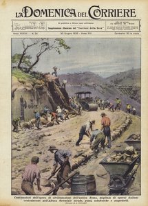 Fortsättare av civilisationsarbetet i det antika Rom, tusentals italienska arbetare?