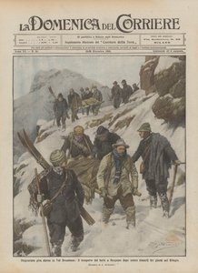Olycklig alpin resa i Val Brembana, transporten av de sårade till Bergamo efter tre kvar?