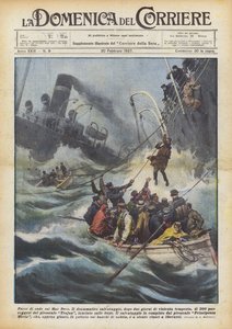 Furor av vågor på Svarta havet