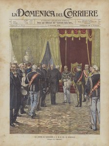 Nyårshälsningar till S M Il Re, Al Quirinale av Achille Beltrame