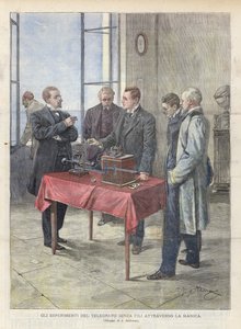 Trådlösa telegrafexperiment över kanalen