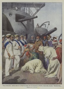 Italiensk-turkiska kriget, araber från omkring Tripoli gör en handling av underkastelse till Italien?