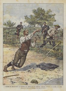 Brigandadrama, dödandet av den fruktade briganden Domenico Lombardo i Kalabrien den 14 Corr.