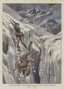 Bergets dramatik, fyra alpinister drabbade av snöstormen och experter på Mont Blanc
