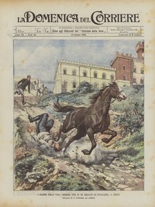 Livets dramatik, hemskt slut på en kavallerisoldat, In Chieti