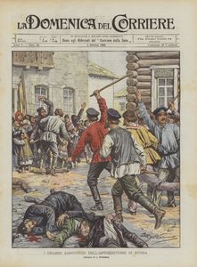 Antisemitismens blodiga drama i Ryssland av Achille Beltrame