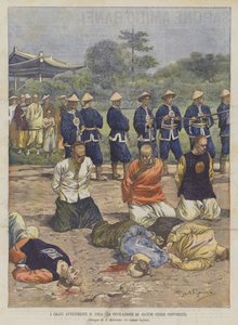 De allvarliga händelserna i Kina Skjutningen av några kinesiska konvertiter