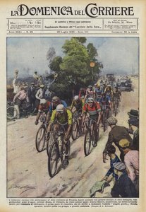 Livade de italienska mästarna som deltog i Cykeltouren i Frankrike med stor energi?