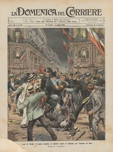 Fallen Sicilien, det allvarliga upploppet vid Quattro Canti i Palermo för gripandet av Nasi