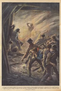 Gruvornas tragedier av Achille Beltrame