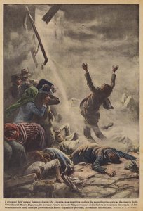 Dramerna från den stormiga sommaren, I Ligurien, en grupp tillbaka från en pilgrimsfärd?