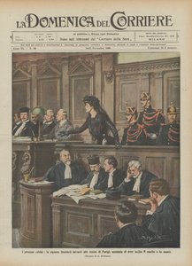 De berömda rättegångarna, fru Steinheil inför Assizes of Paris, anklagad för att ha dödat?